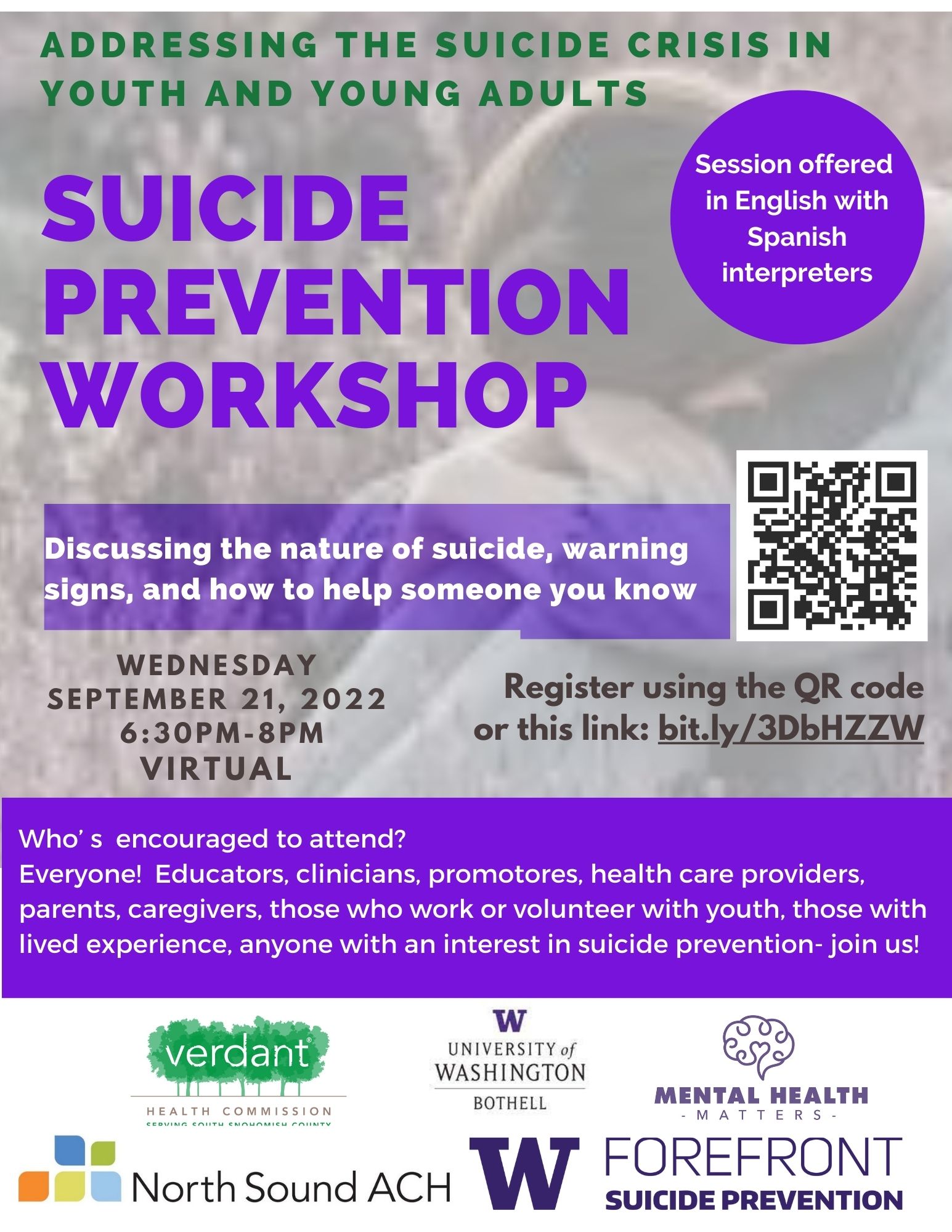Suicide Prevention Workshop