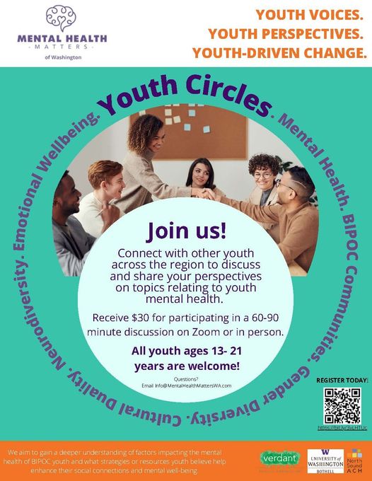 Youth Circles poster. See text version in the event description.