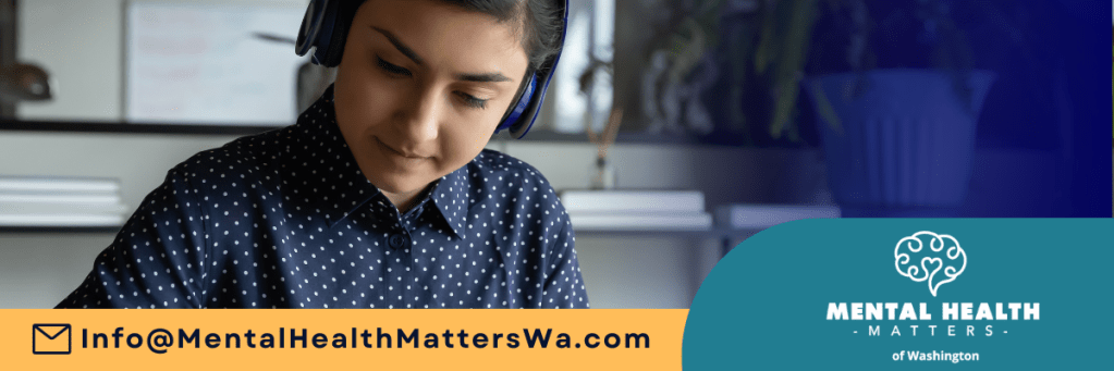 Banner for support page showing Mental Health Matters of WA email, info at Mental Health Matters WA dot com.